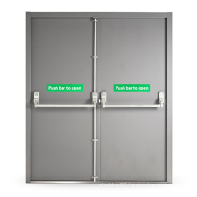 Strong Galvanized Steel Material glazed  residential Fireproof fire Rated  Doors for sale